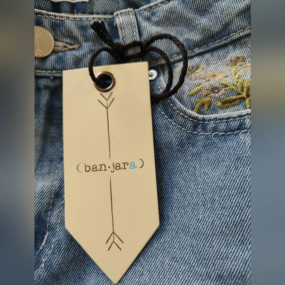 Ban Jara Embroidered Blue Jeans - Picture 7 of 7